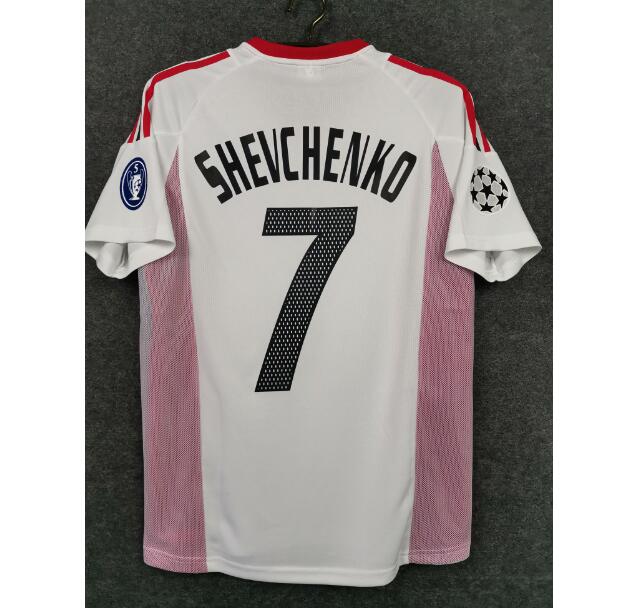 2002-03 AC Milan Retro Away Kit Soccer Jersey SHEVCHENKO #7